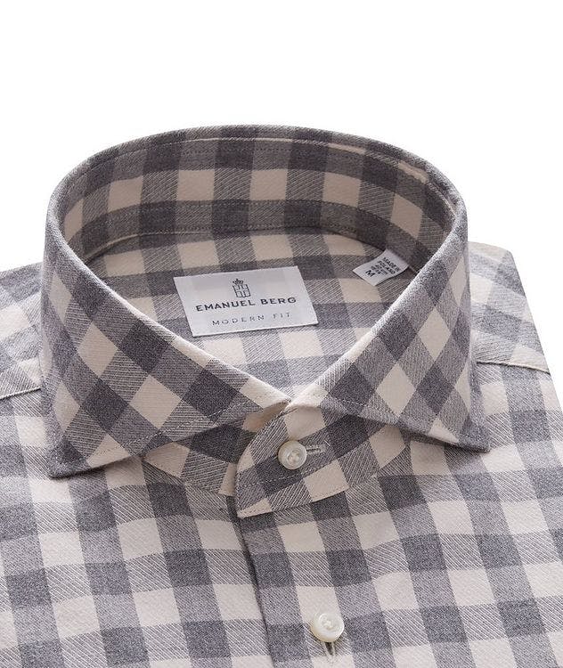 Checked Fennel Twill Sport Shirt   picture 2