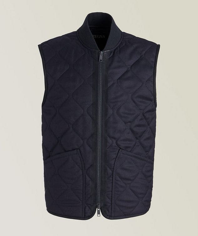 Wool Diamond Quilt Vest picture 1