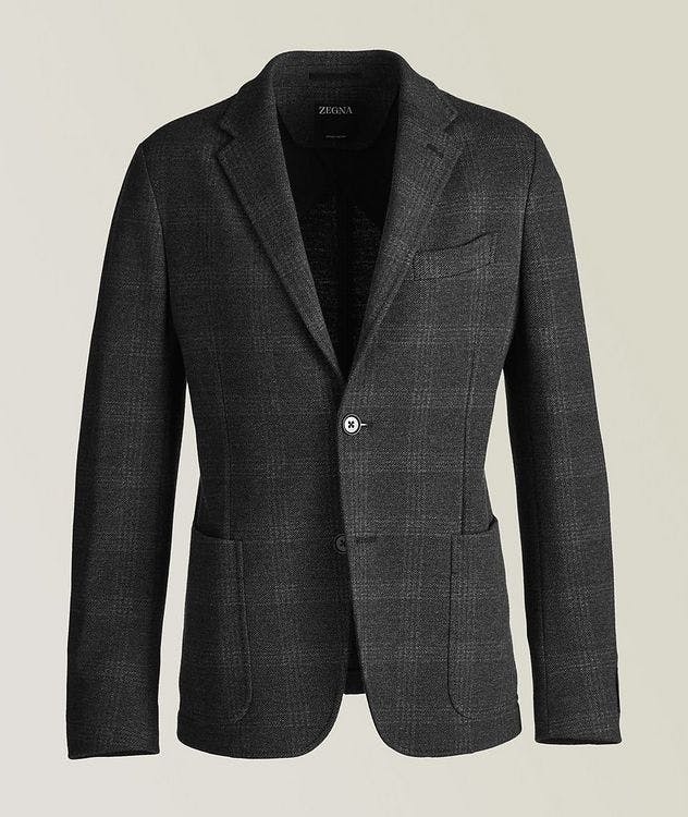 Jerseywear Wool-Cotton Plaid Sports Jacket picture 1