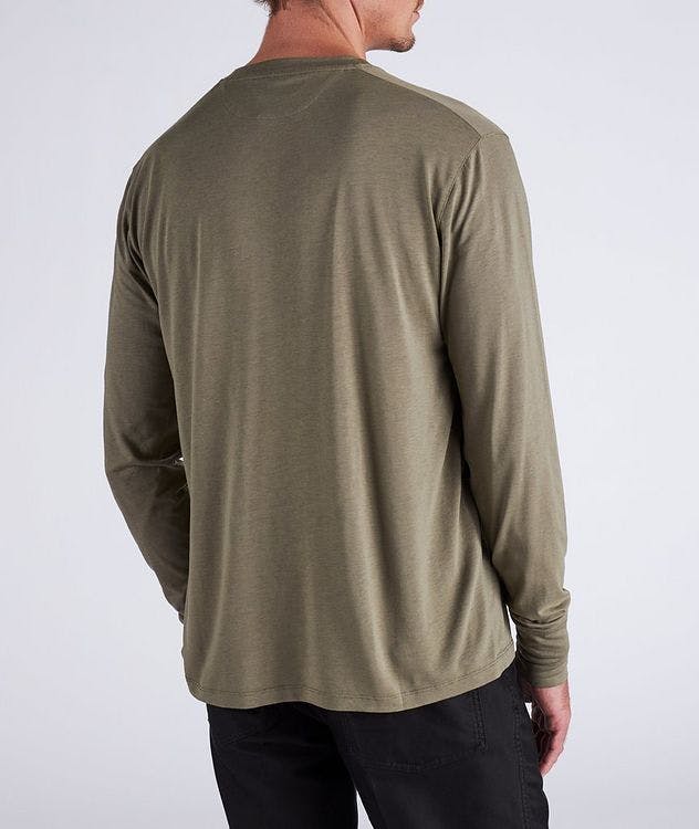Long Sleeve Jersey Lyocell-Cotton T-Shirt picture 3