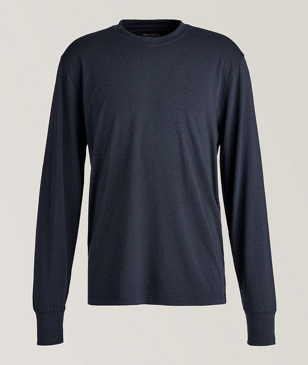 Long Sleeve Jersey Lyocell-Cotton T-Shirt picture 1