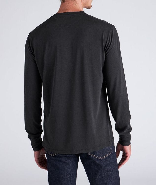 Long-Sleeve Jersey Lyocell-Cotton T-Shirt picture 4