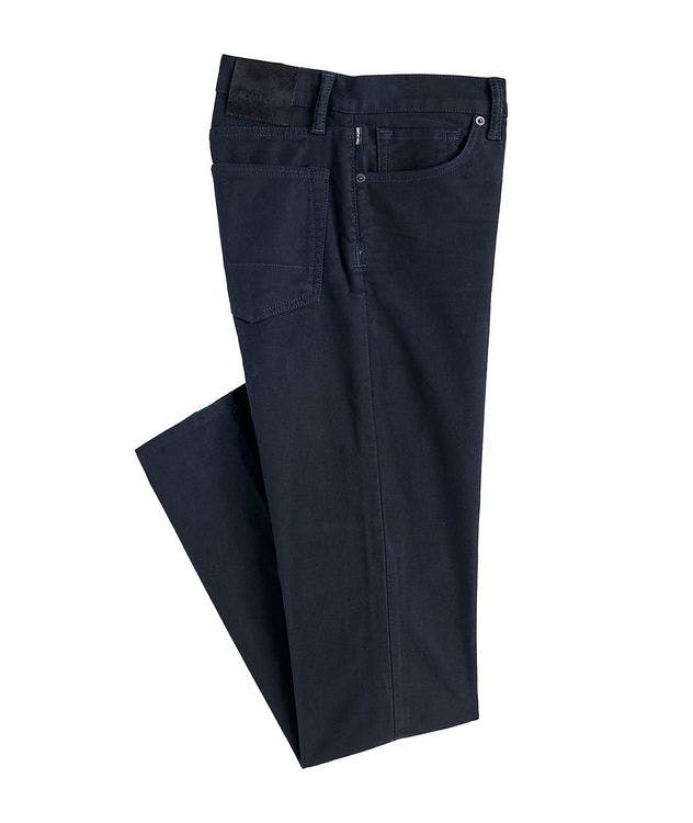 Slim-Fit Moleskin Stretch-Cotton Jeans picture 1