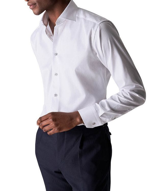 Slim Fit Twill Cotton Shirt picture 2
