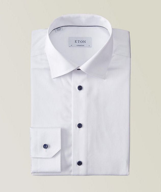 Contemporary Fit Cotton Twill Shirt picture 1