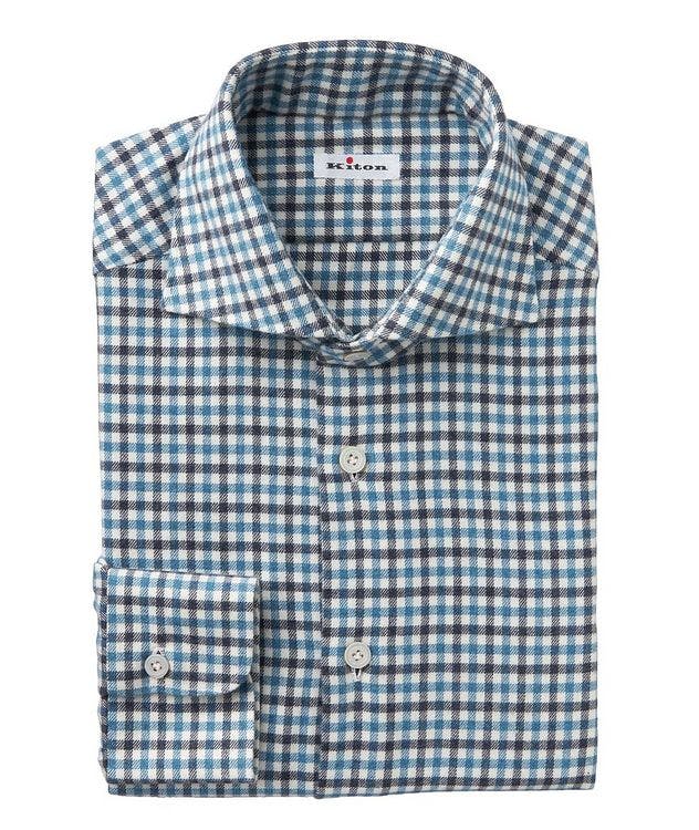 Gingham Check Cotton Sport Shirt picture 1
