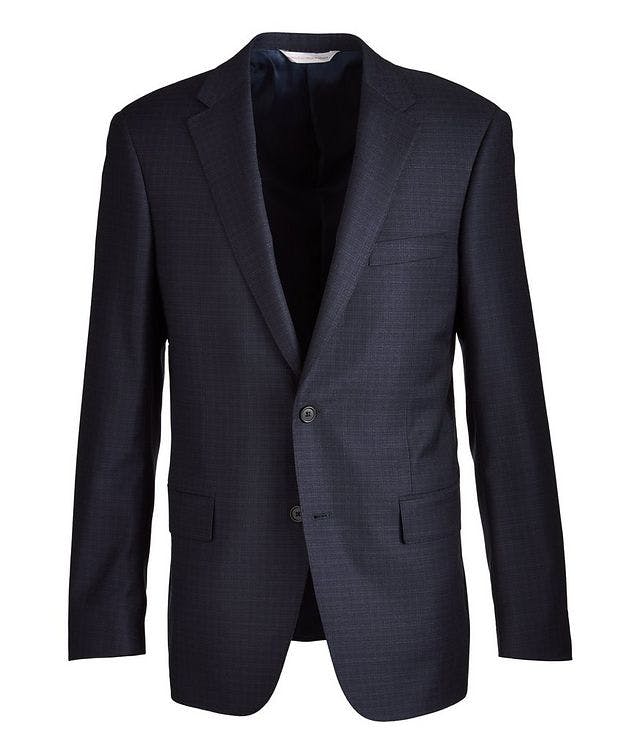 Cosmo Textured Check Wool-Stretch Suit picture 1