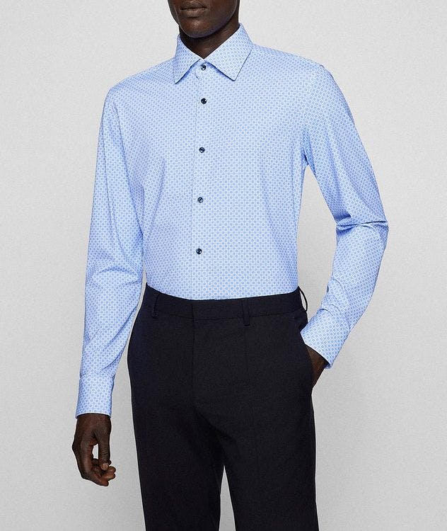 Slim Fit Performance Jersey Print Shirt picture 5
