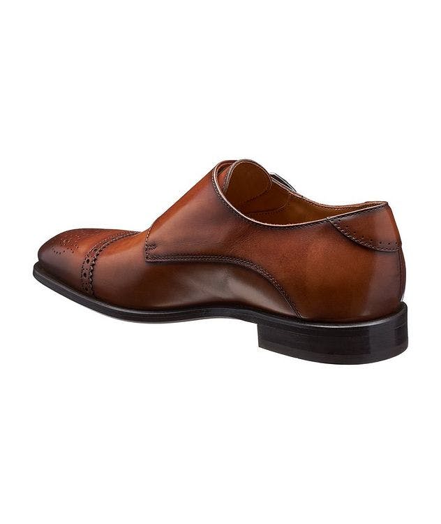 Leather Double Monk Strap Brogue picture 2