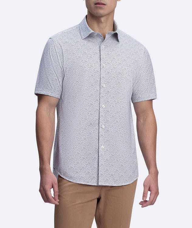 Short-Sleeve Cole Leaf Printed OoohCotton Tech Shirt picture 2