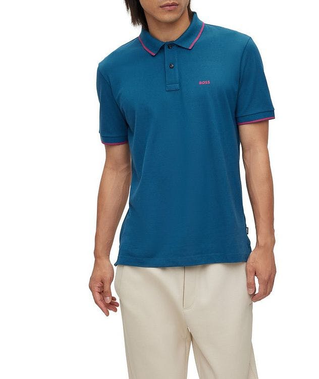 Logo Embossed Cotton Polo picture 2
