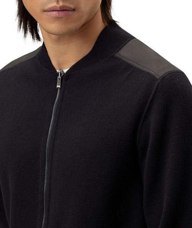 Landrez Reversible Cotton-Wool Full-Zip Sweater picture 4