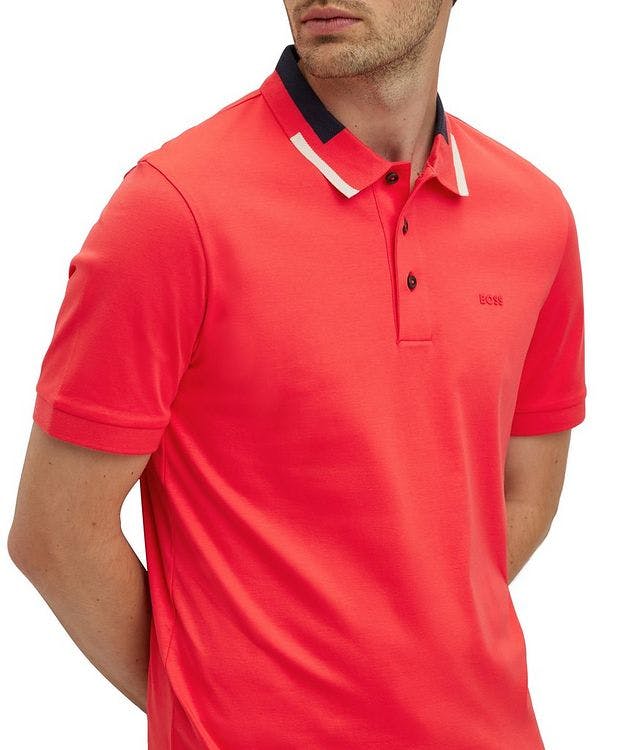 Slim-fit Mercerized Cotton Polo Shirt  picture 4