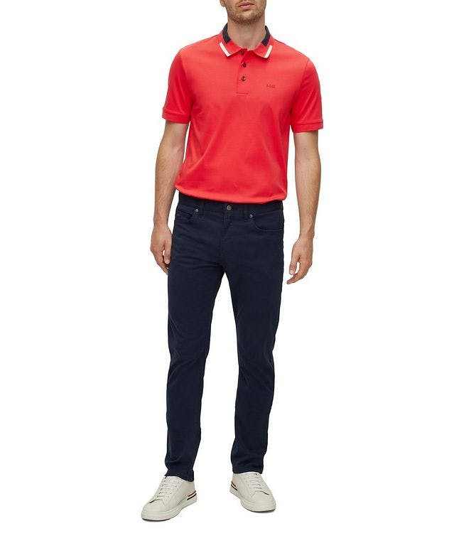 Slim-fit Mercerized Cotton Polo Shirt  picture 5