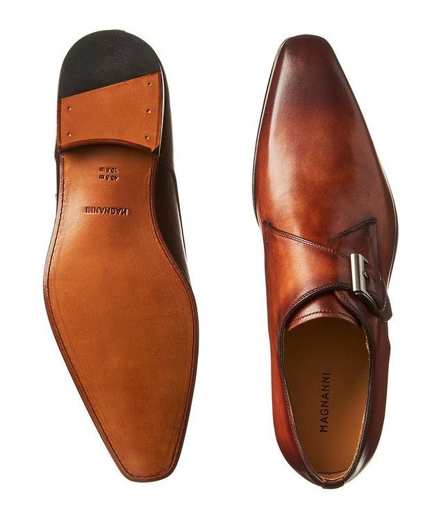 Wind Leather Monk Strap Derby picture 3