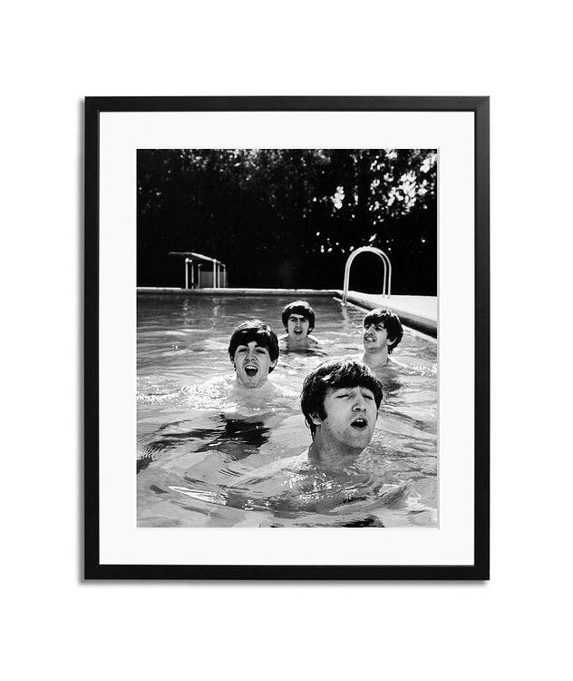 Beatles Taking A Dip Framed Print picture 1