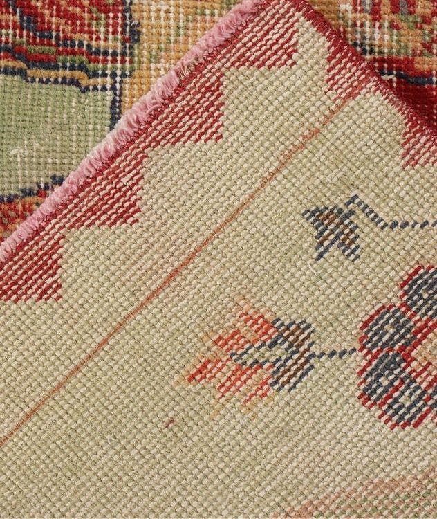 Vintage Zeki Müren Distressed Rug Rooster Pattern picture 6