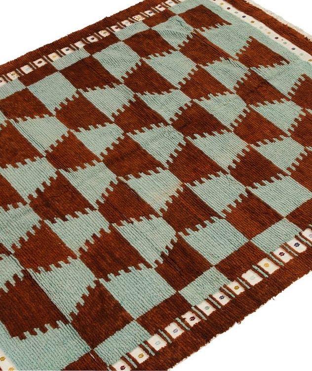 Vintage Tulu Geometric Pattern Shag Rug picture 2