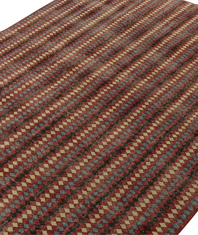 Vintage Zeki Muren Geometric Pattern Rug picture 2