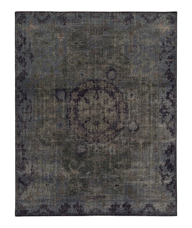 Distressed Style Rug in Medallion Pattern picture 1