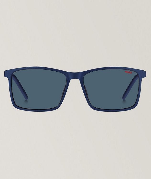 Hugo Matt Blue Sunglasses With Blue Lenses picture 1