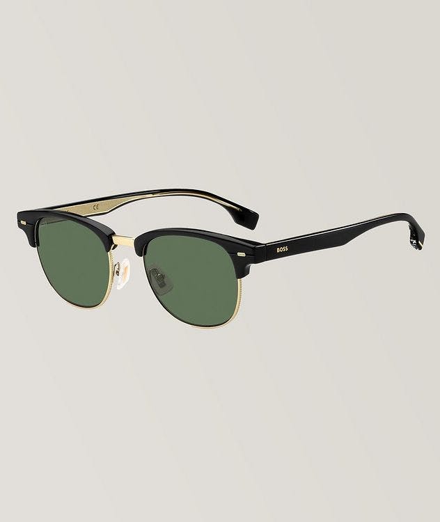 Hugo Boss Black Gold Sunglasses With Green Lenses picture 3