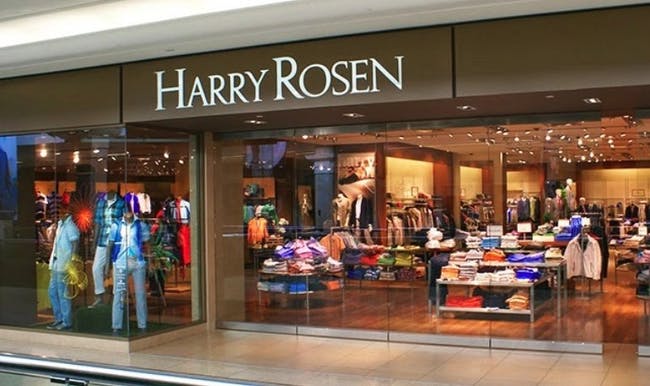 Harry Rosen at West Edmonton Mall.